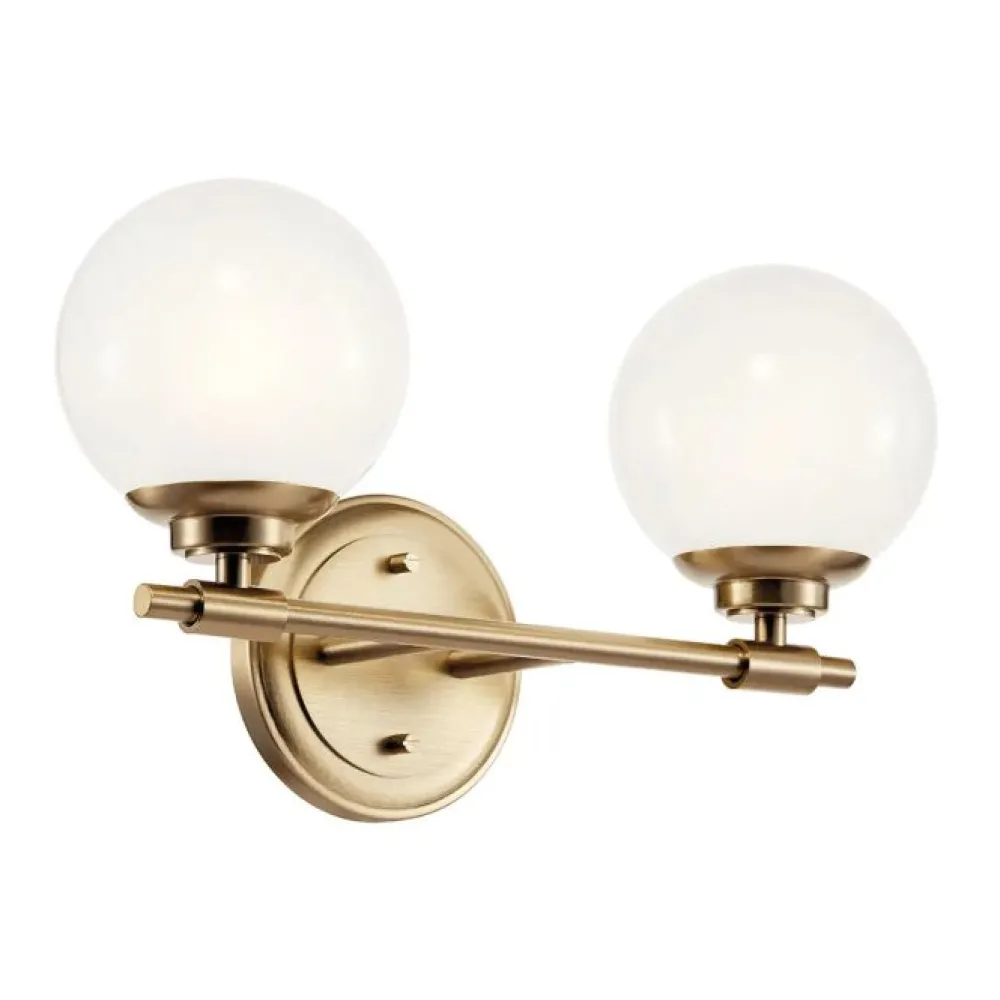 Best Elstead Lighting Benno 37cm badrumslampa Mässing