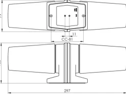 Outlet Ifö electric Bernadotte Dubbel 30cm badrumslampa