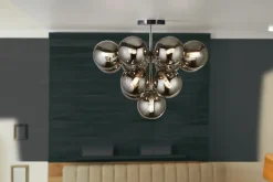 Outlet Searchlight Berry Ø40 plafond Rökfärgad