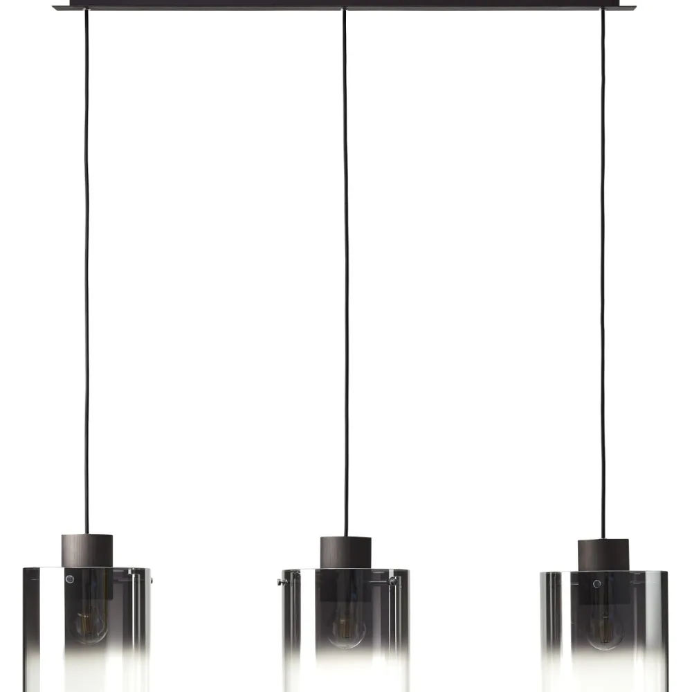 Brilliant Beth 90cm taklampa Rökfärgad