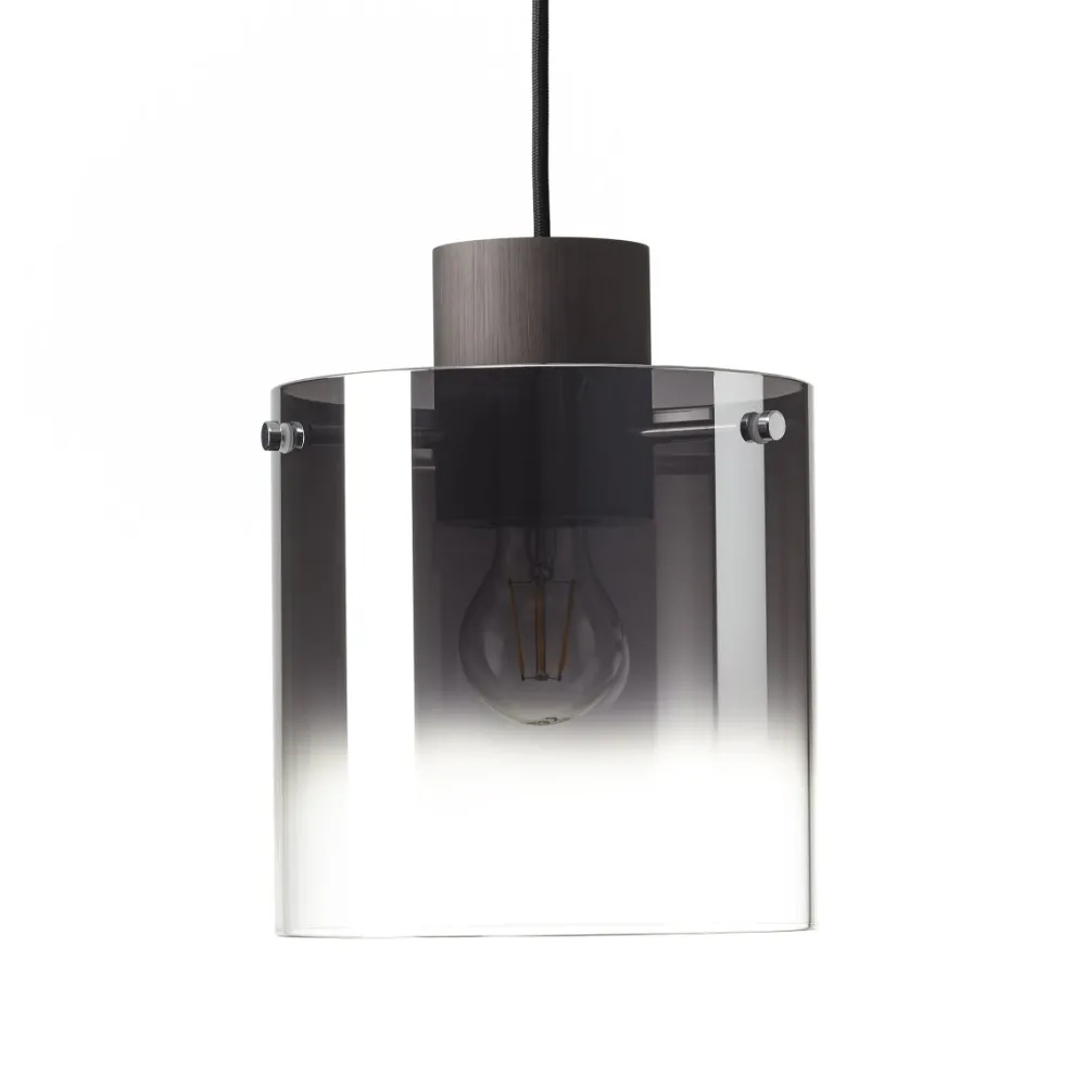 Brilliant Beth 90cm taklampa Rökfärgad