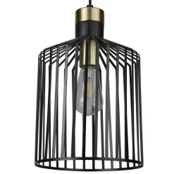 New Searchlight Bird Cage Ø22 taklampa Svart
