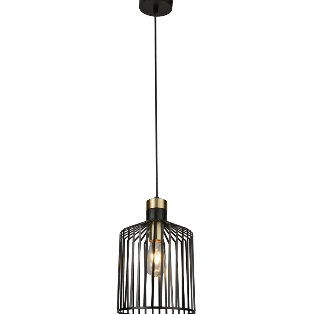 New Searchlight Bird Cage Ø22 taklampa Svart