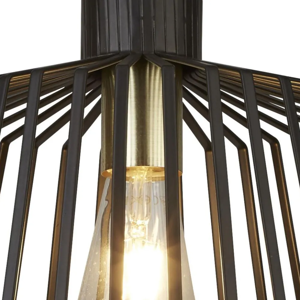Outlet Searchlight Bird Cage Ø30 taklampa Svart