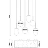 Best Globo Lighting Blacky 80cm taklampa