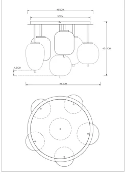Online Globo Lighting Blacky Ø63 plafond