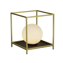 Discount Searchlight Block 20cm bordslampa Guld