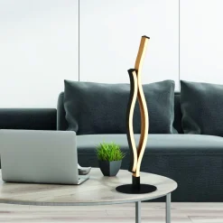 Sale Searchlight Bloom 48cm bordslampa Sandsvart