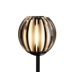 New Searchlight Blossom 32cm bordslampa Svart