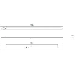 Sale Designlight Bänky m. uttag 118cm Vit
