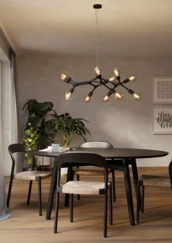 Eglo Bocadella 92cm taklampa Svart