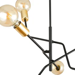 Emibig Lighting Bolt Ø66 taklampa Svart