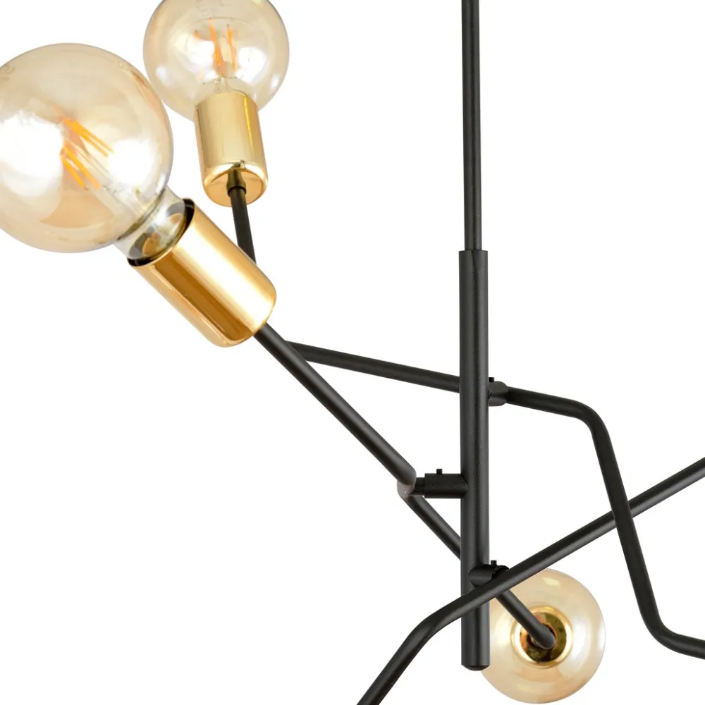 Emibig Lighting Bolt Ø66 taklampa Svart