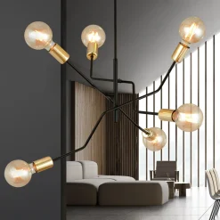Emibig Lighting Bolt Ø66 taklampa Svart