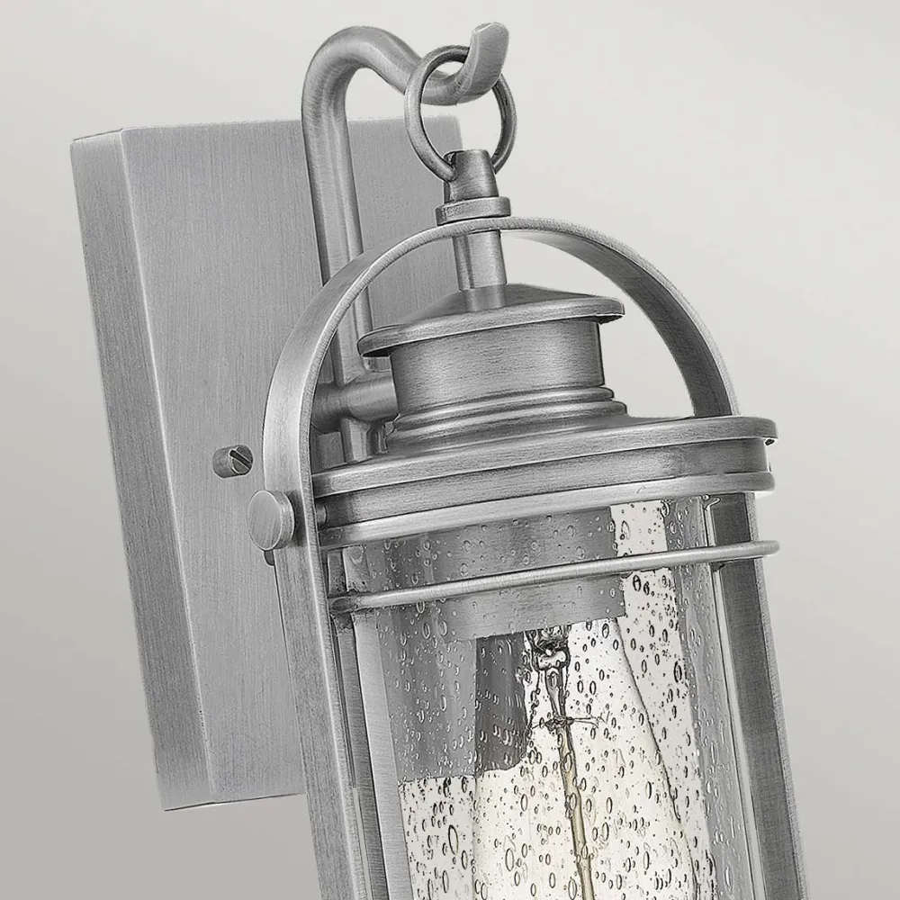 Hot Elstead Lighting Booker 28cm utelampa Aluminium