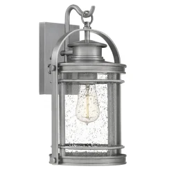 Sale Elstead Lighting Booker 38cm utelampa Aluminium