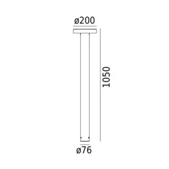 Hot Norlys Borg 105cm pollare