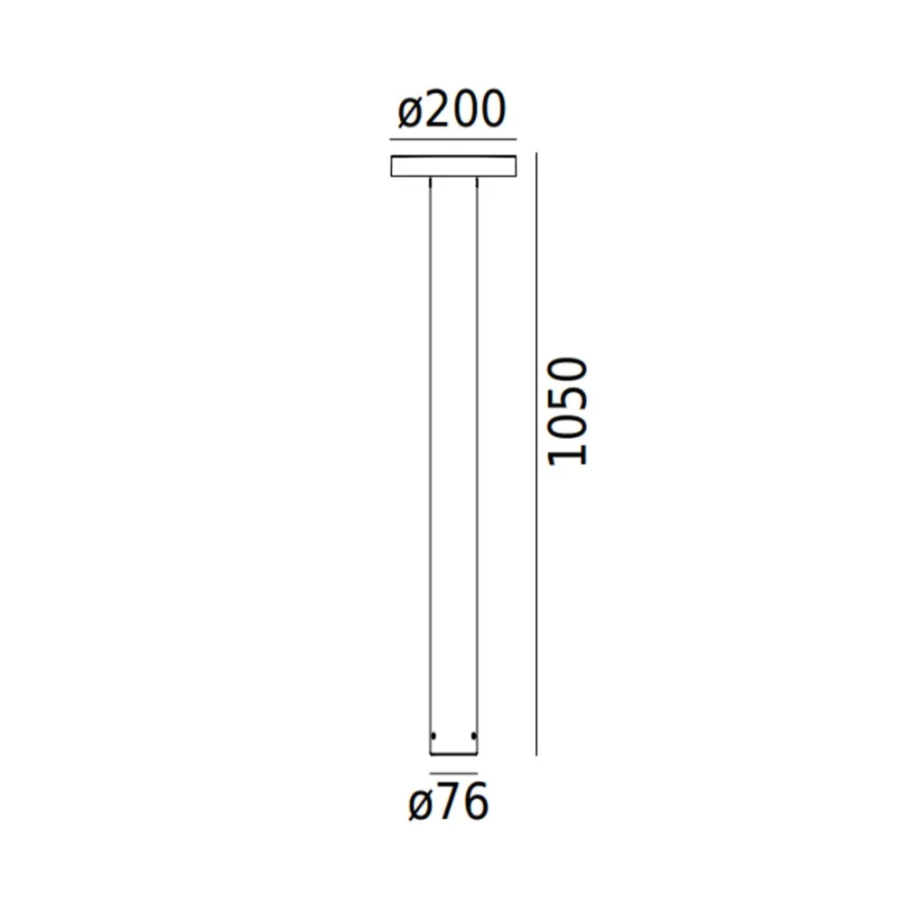 Hot Norlys Borg 105cm pollare