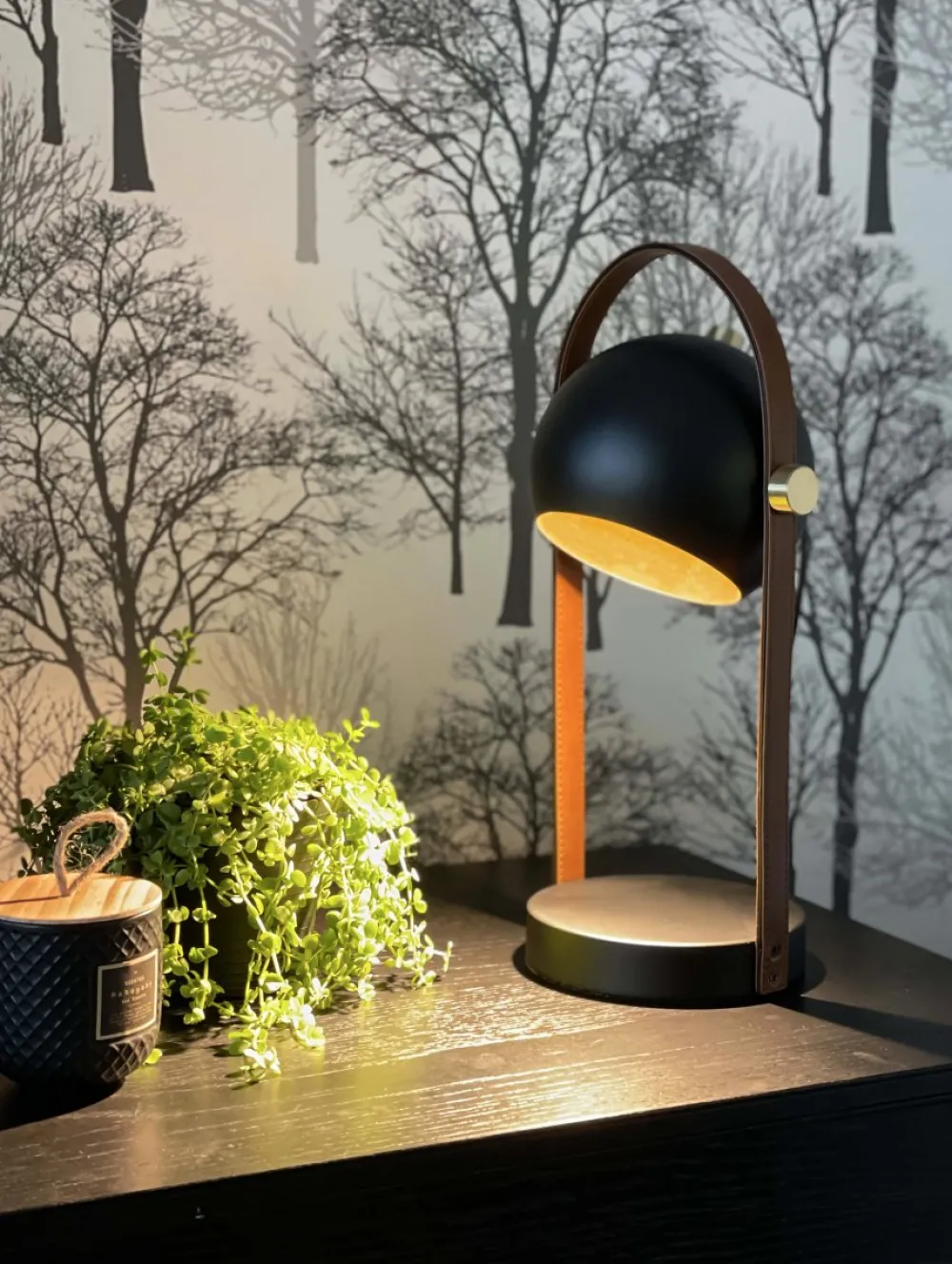 Online Aneta Lighting Bow 38cm bordslampa Svart