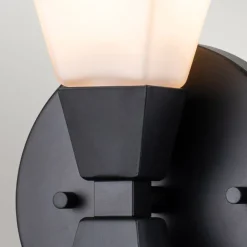 Hot Elstead Lighting Bowtie 15cm badrumslampa Svart