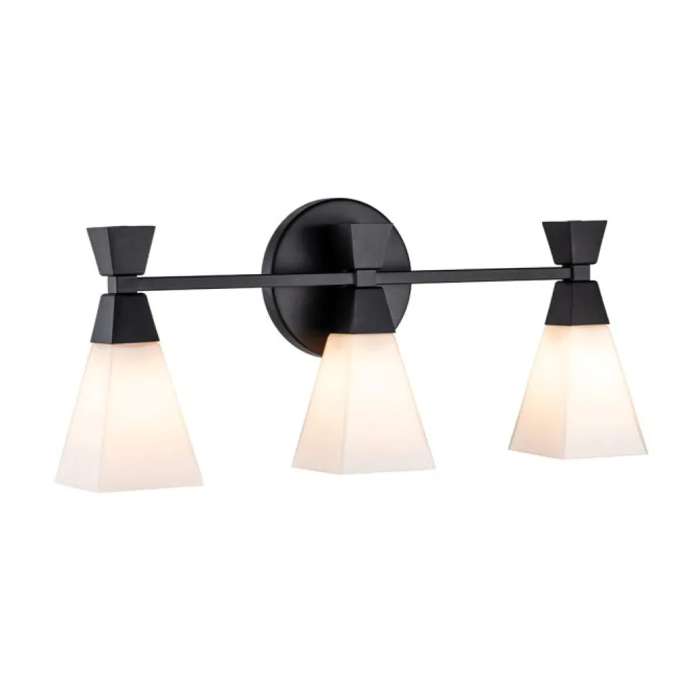 Clearance Elstead Lighting Bowtie 57cm badrumslampa Svart