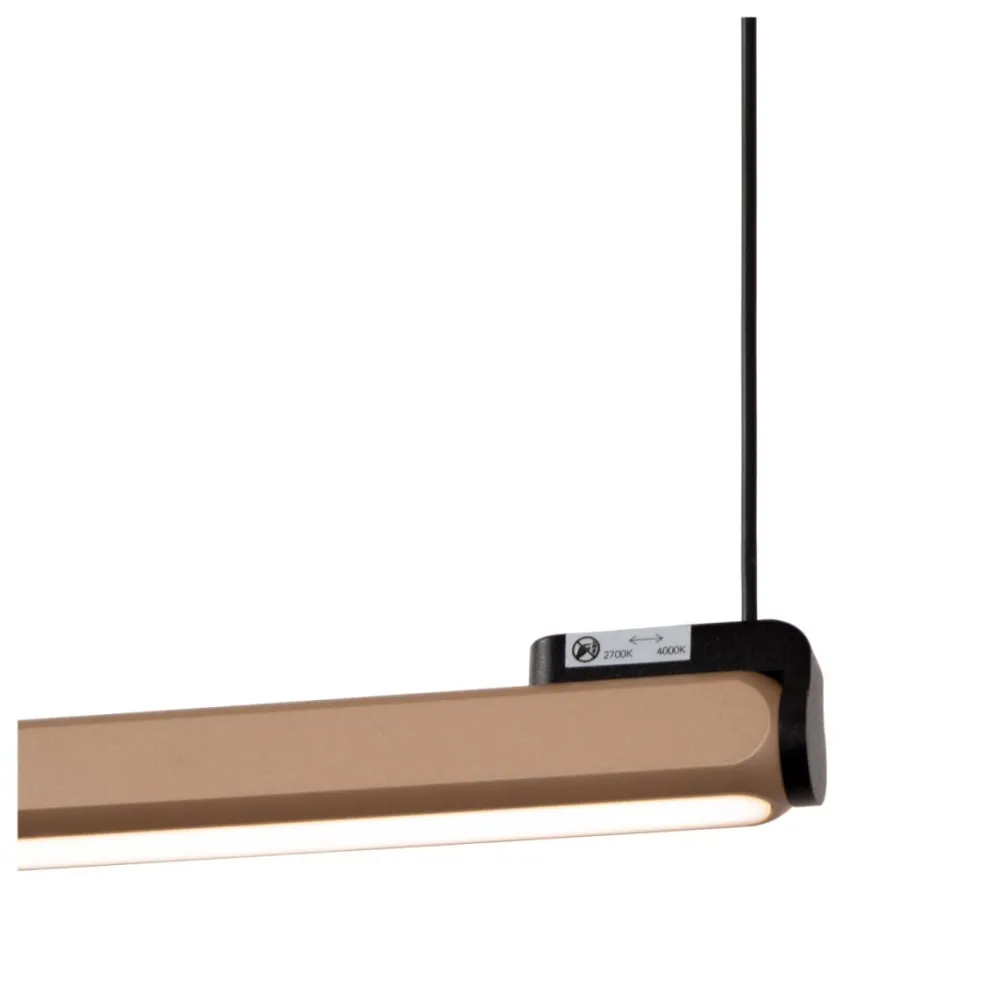 Hot Lucide Braga 150cm taklampa Coffee