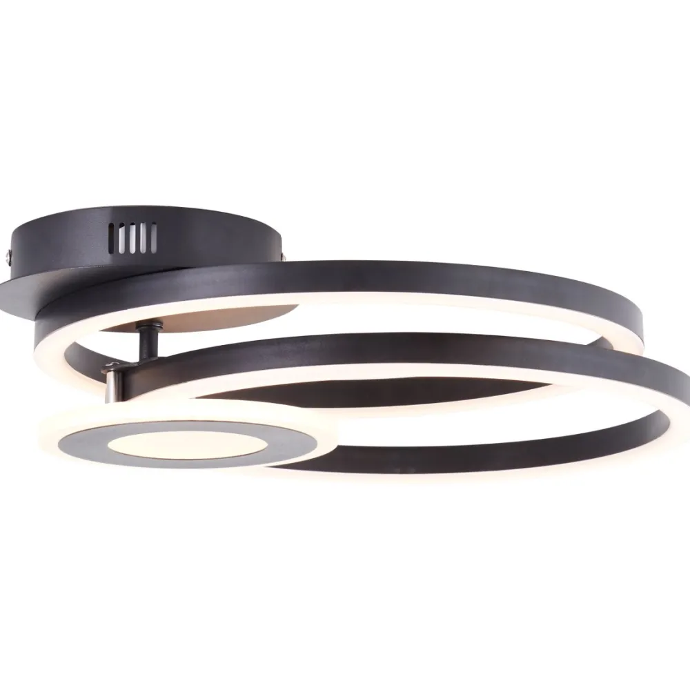 Online Brilliant Bray 52cm plafond Svart