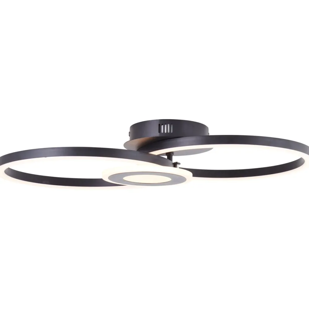 Online Brilliant Bray 52cm plafond Svart