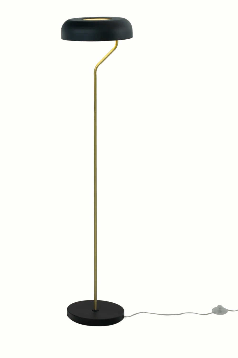 New Aneta Lighting Bremen golvlampa Svart/mässing