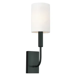 Clearance Elstead Lighting Brianna 36cm vägglampa Svart