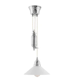 Discount Karlskrona lampfabrik Broman Hisspendel 60 Nickel