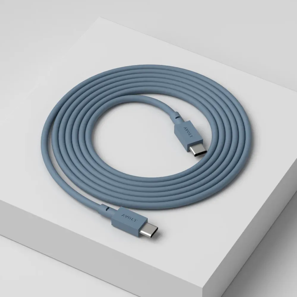 Outlet Avolt Cable 1 USB C to USB C Charging Cable, 2m