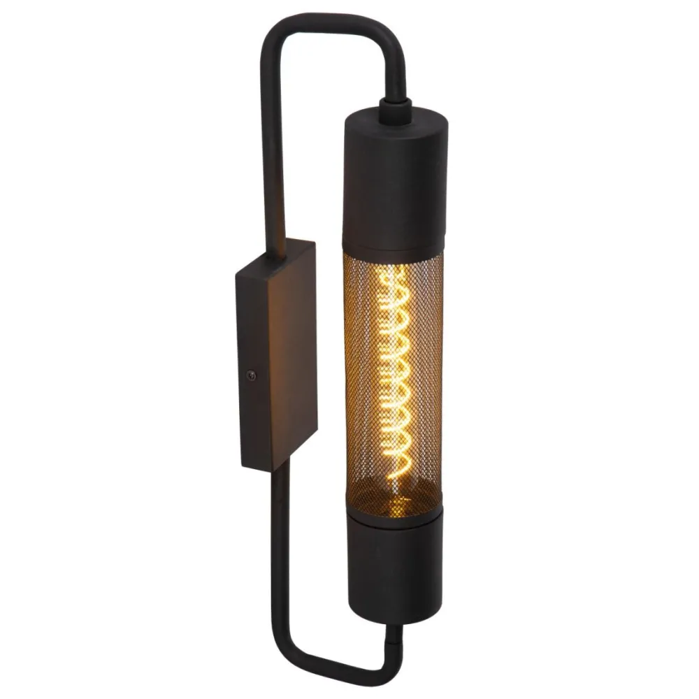 Discount Lucide Calixt 50cm vägglampa Svart