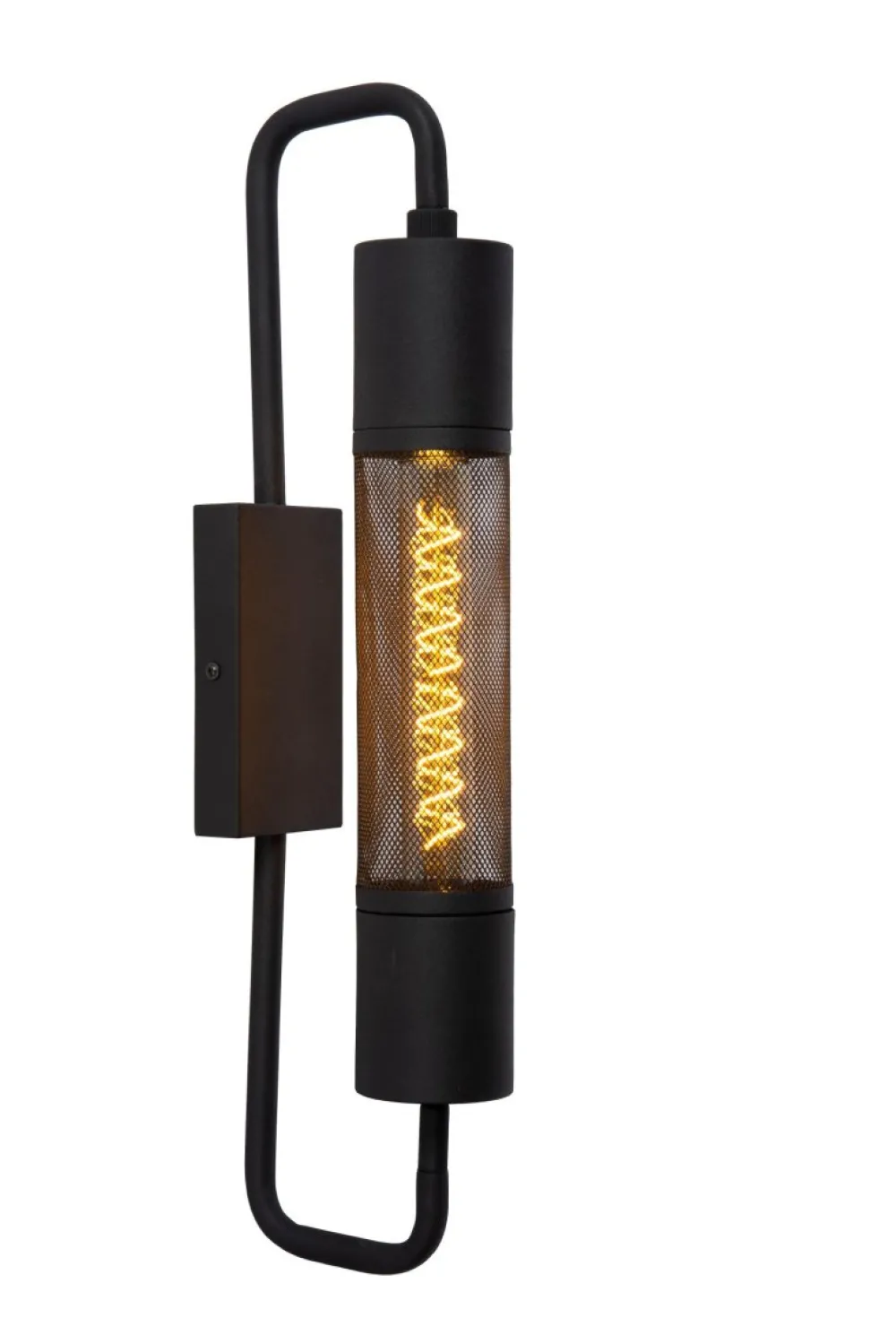 Discount Lucide Calixt 50cm vägglampa Svart