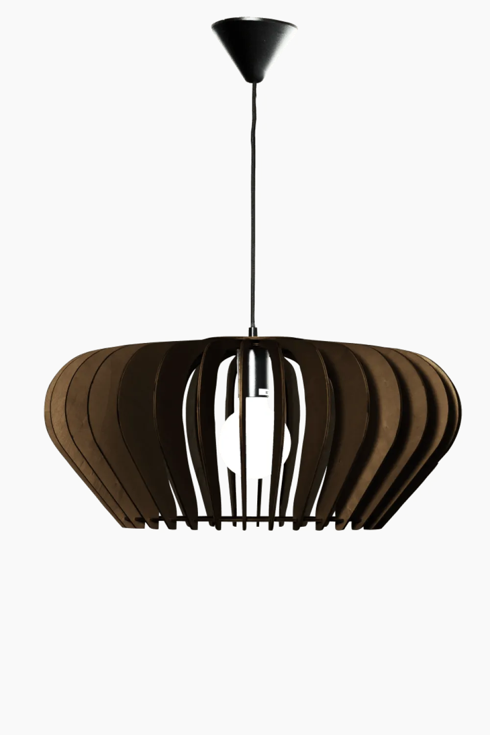 Best Aneta Lighting Calyps Ø55 taklampa Brun