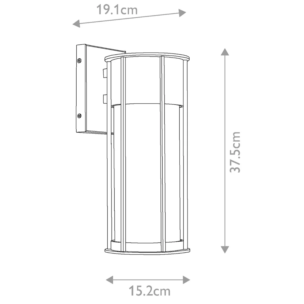 Clearance Elstead Lighting Camillo 37cm utelampa