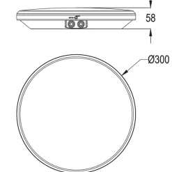 Best Designlight Canopy Ø30 Vit