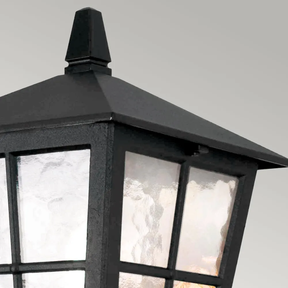 Elstead Lighting Canterbury utelampa Svart