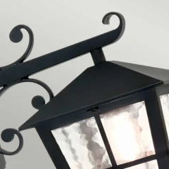 New Elstead Lighting Canterbury utelampa Svart