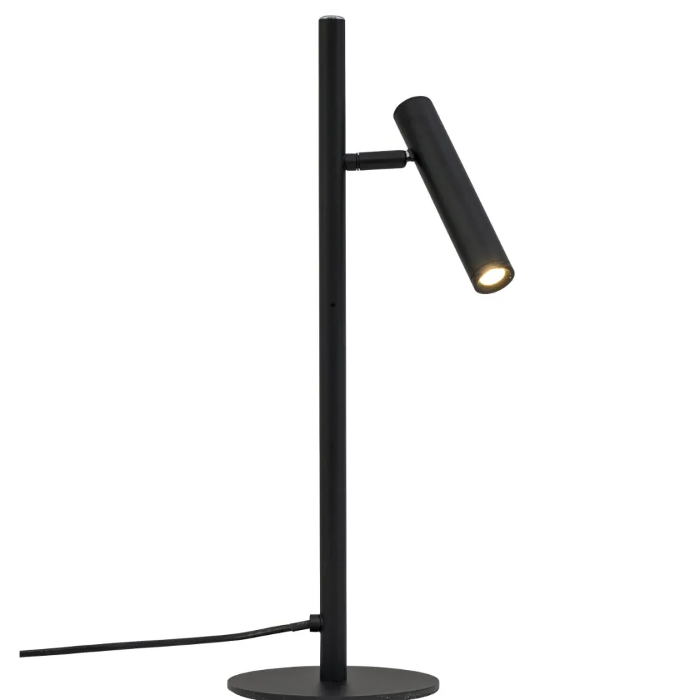 Hot Dyberg Larsen Carlo 48cm skrivbordslampa Svart