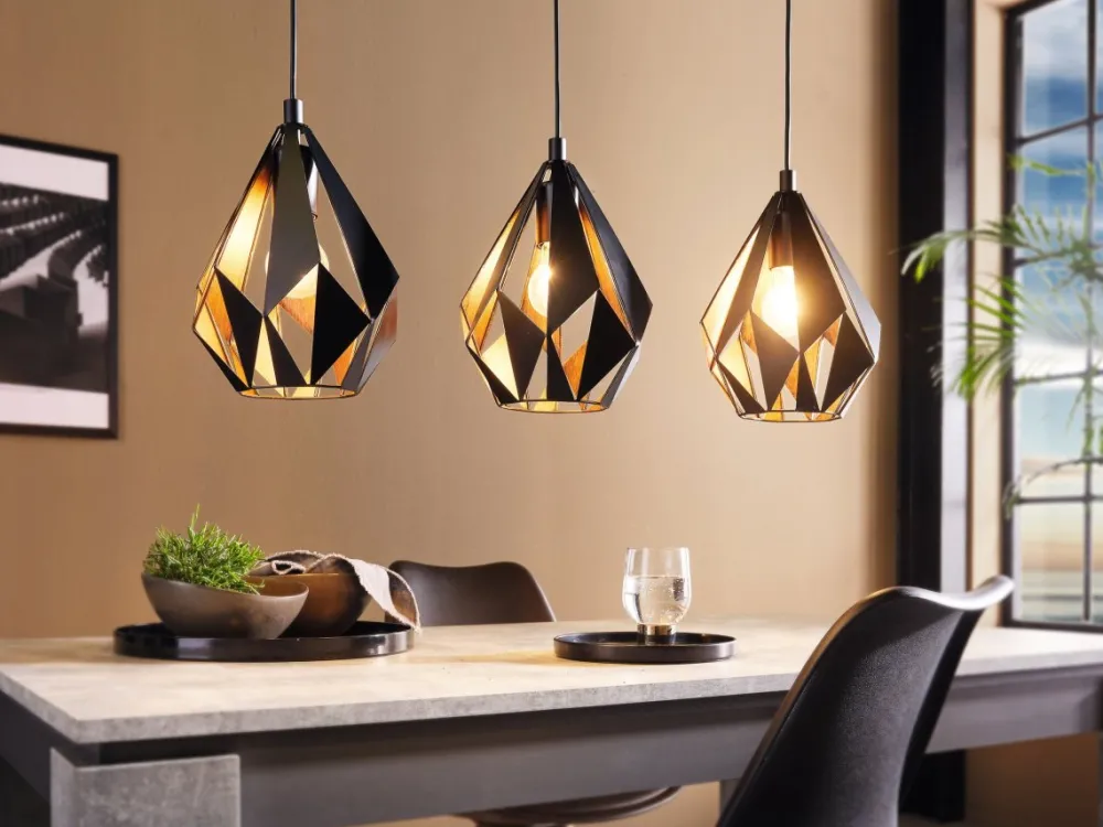 Eglo Carlton 80cm taklampa Svart