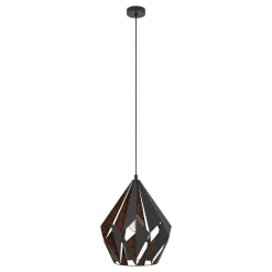 Clearance Eglo Carlton Ø38 taklampa Svart