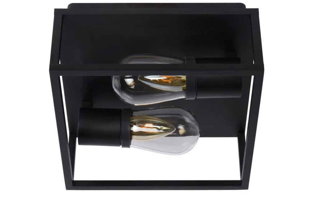 Sale Lucide Carlyn 25cm badrumslampa Svart