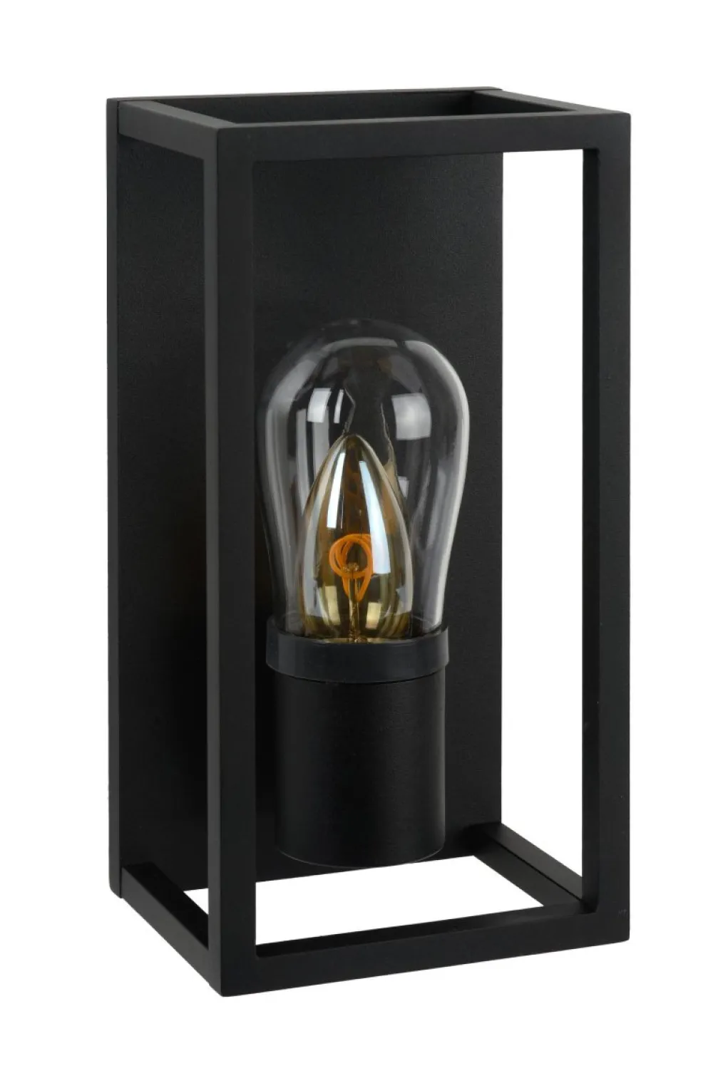Discount Lucide Carlyn 25cm badrumslampa Svart