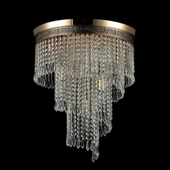 Best Maytoni Cascade Ø42 kristall Guld