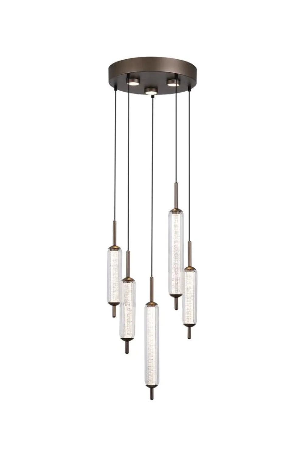 New Searchlight Cattail Ø37 taklampa Brun