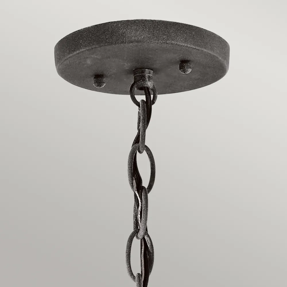 New Elstead Lighting Chance Harbor 43cm Zink