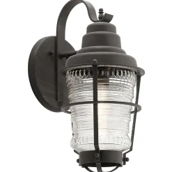 New Elstead Lighting Chance Harbor 46cm utelampa Zink