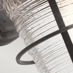 Elstead Lighting Chance Harbor 55cm utelampa Zink