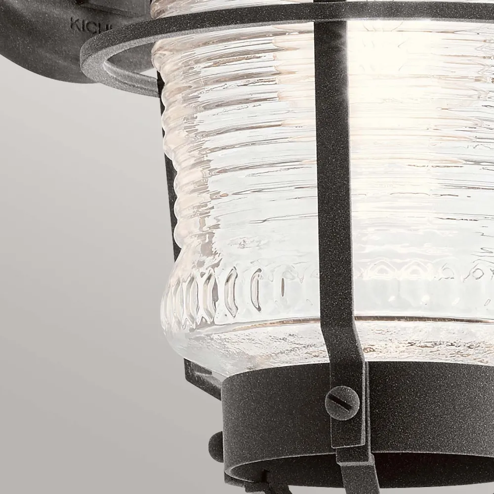 Outlet Elstead Lighting Chance Harbor 37cm utelampa Zink